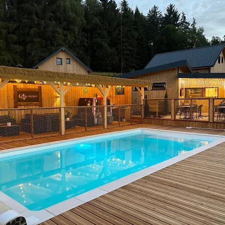 Alpesi faház Cozy & Comfortable Premium Spa,sauna,air Conditioning,babyfoot Anould